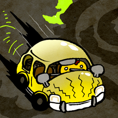 CG[J[@Yellow car